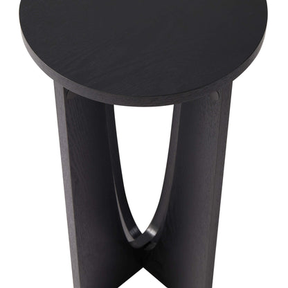 Lana Round Side Table - Black - DUSK