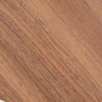 Lana Round Side Table - Medium Wood - DUSK