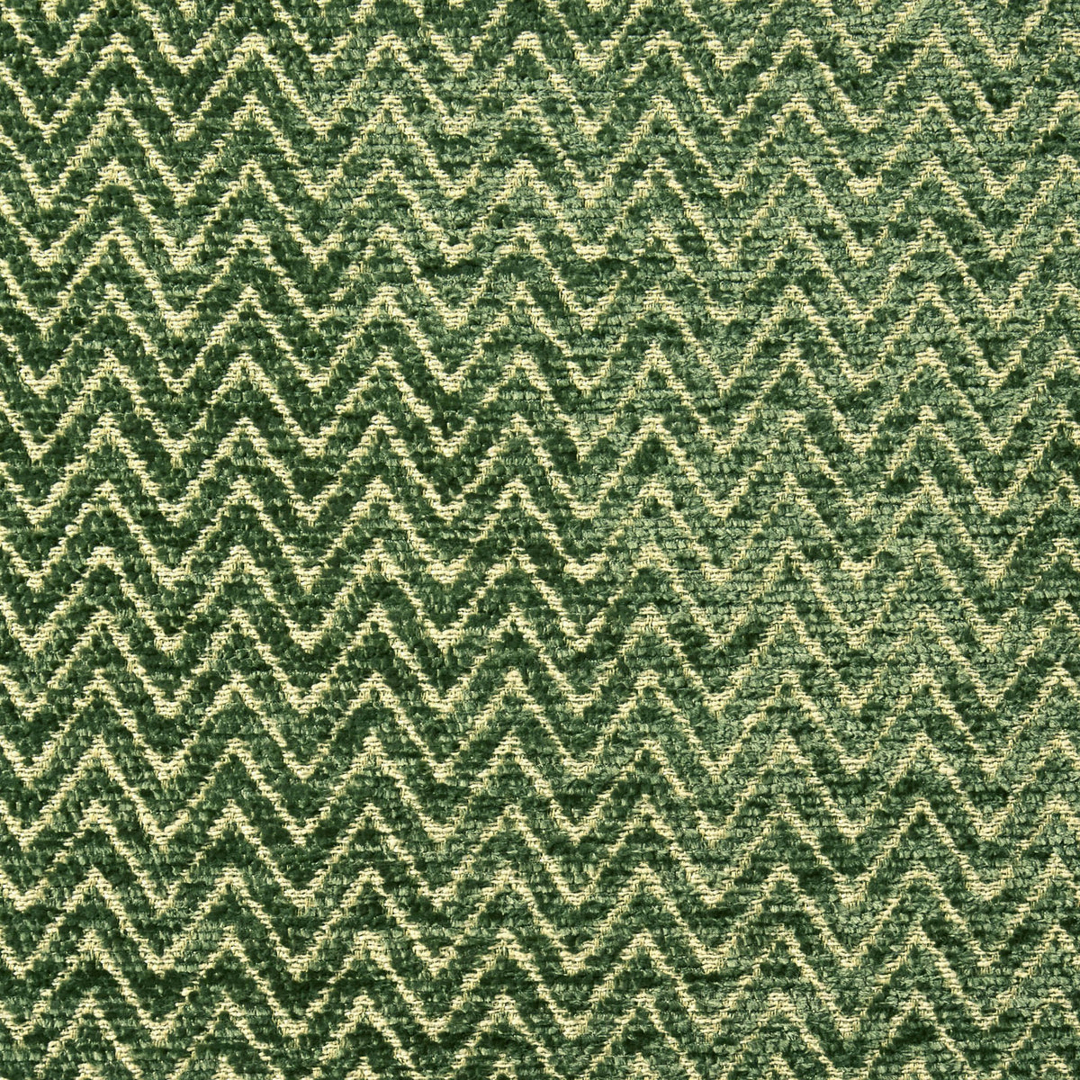 Large Herringbone Pattern Eyelet Curtains - Green - DUSK