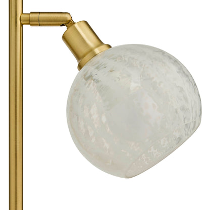 Layla Glass Shade Table Lamp - Gold - DUSK