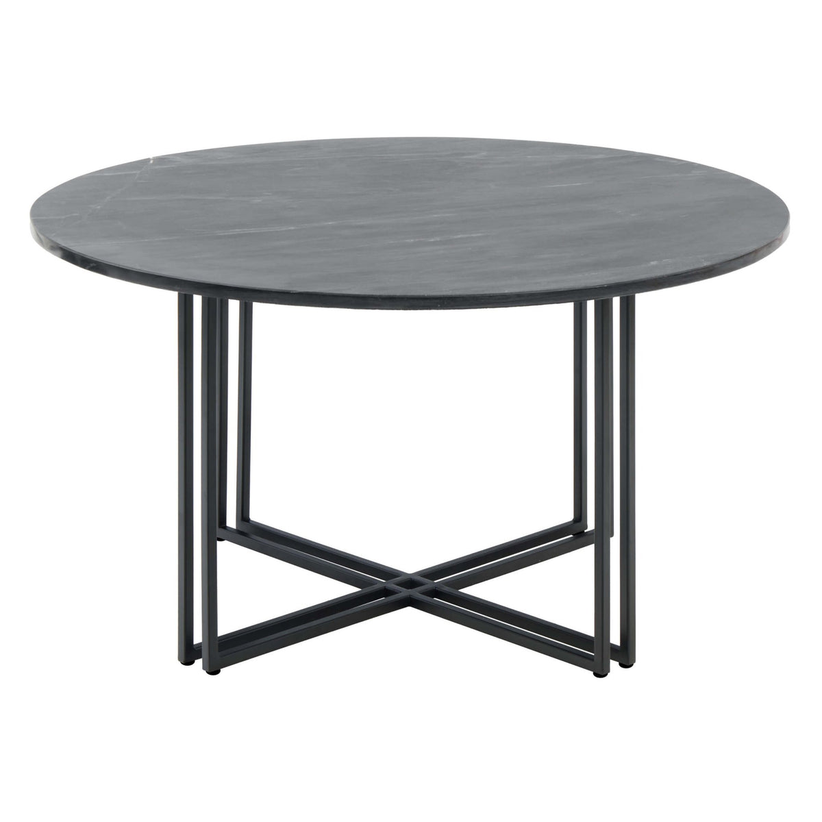 Leana Round Coffee Table - Dark Marble - DUSK
