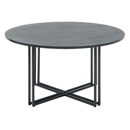 Leana Round Coffee Table - Dark Marble - DUSK