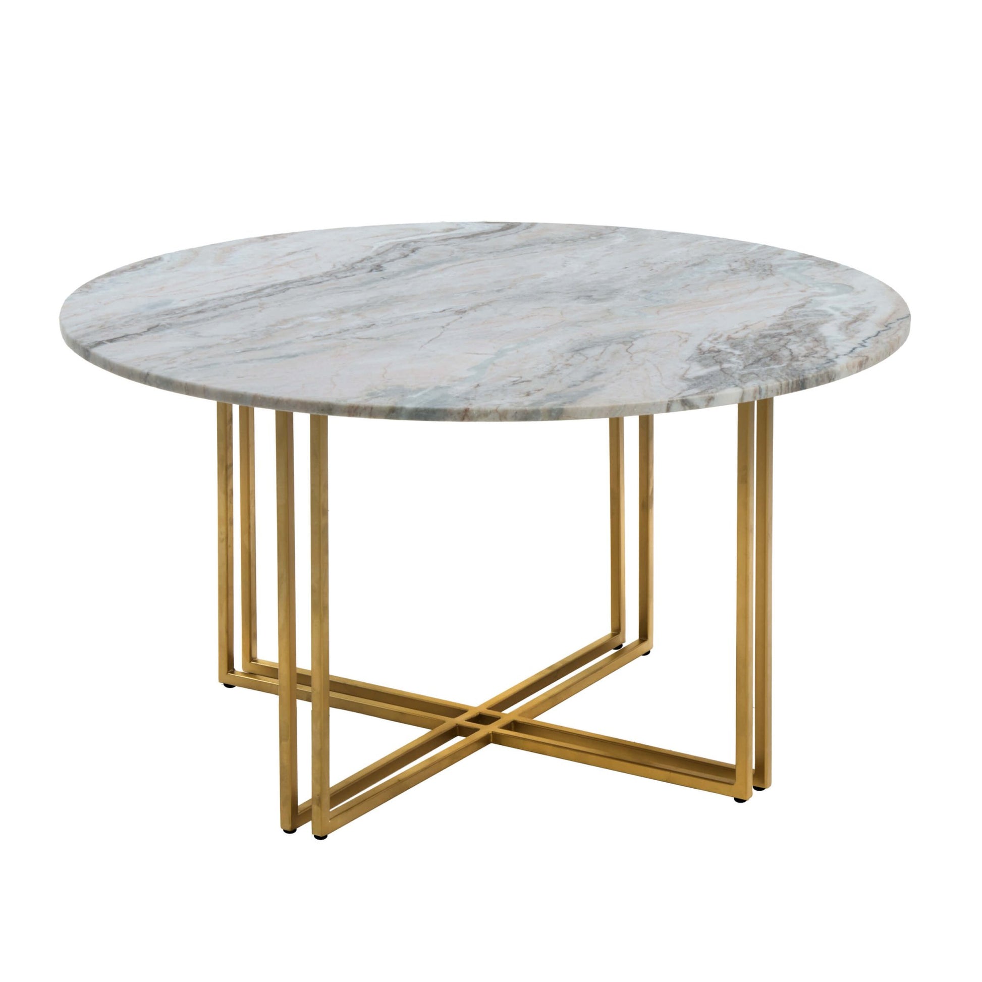 Leana Round Coffee Table - Marble - DUSK