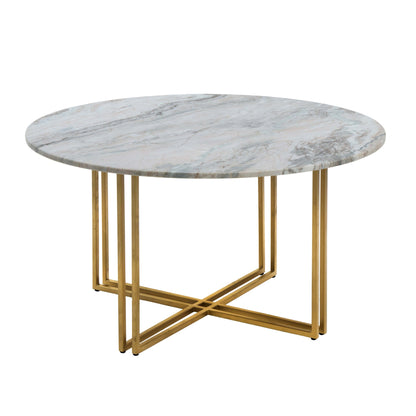 Leana Round Coffee Table - Marble - DUSK