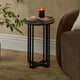 Leana Round Side Table - Dark Marble - DUSK