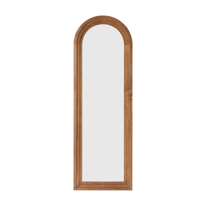 Lennon Arched Full Length Mirror - Light Wood - DUSK