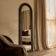 Lennon Arched Full Length Wood Mirror - Walnut - DUSK