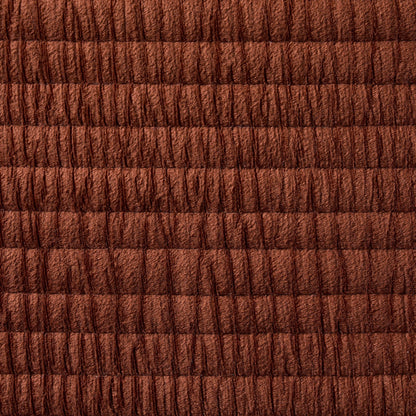 Leona Luxury Quilted Velvet Cushion Cover - Rust - DUSK