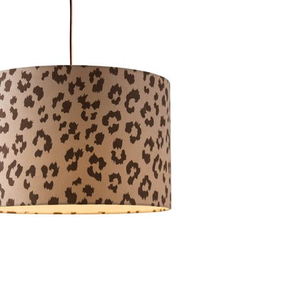 Leopard Print Ceiling Shade - Natural/Brown - DUSK