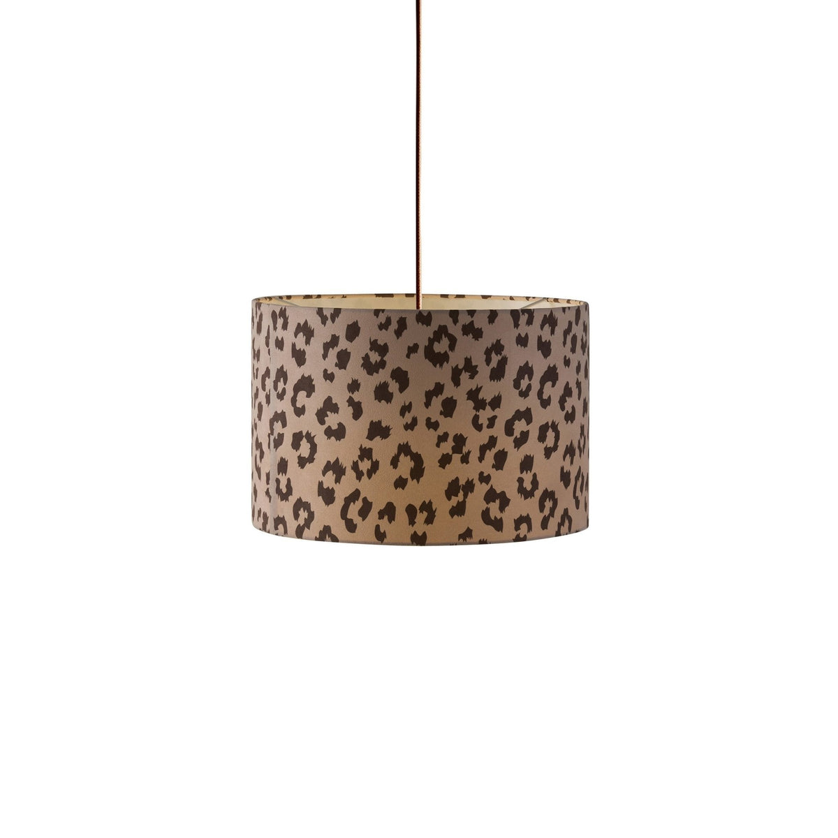 Leopard Print Ceiling Shade - Natural/Brown - DUSK