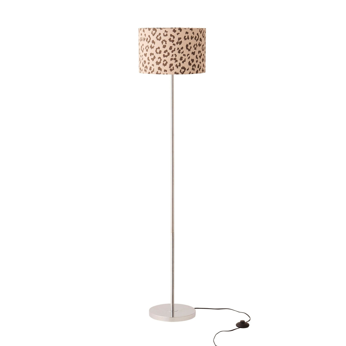Leopard Print Floor Shade - Natural/Brown - DUSK