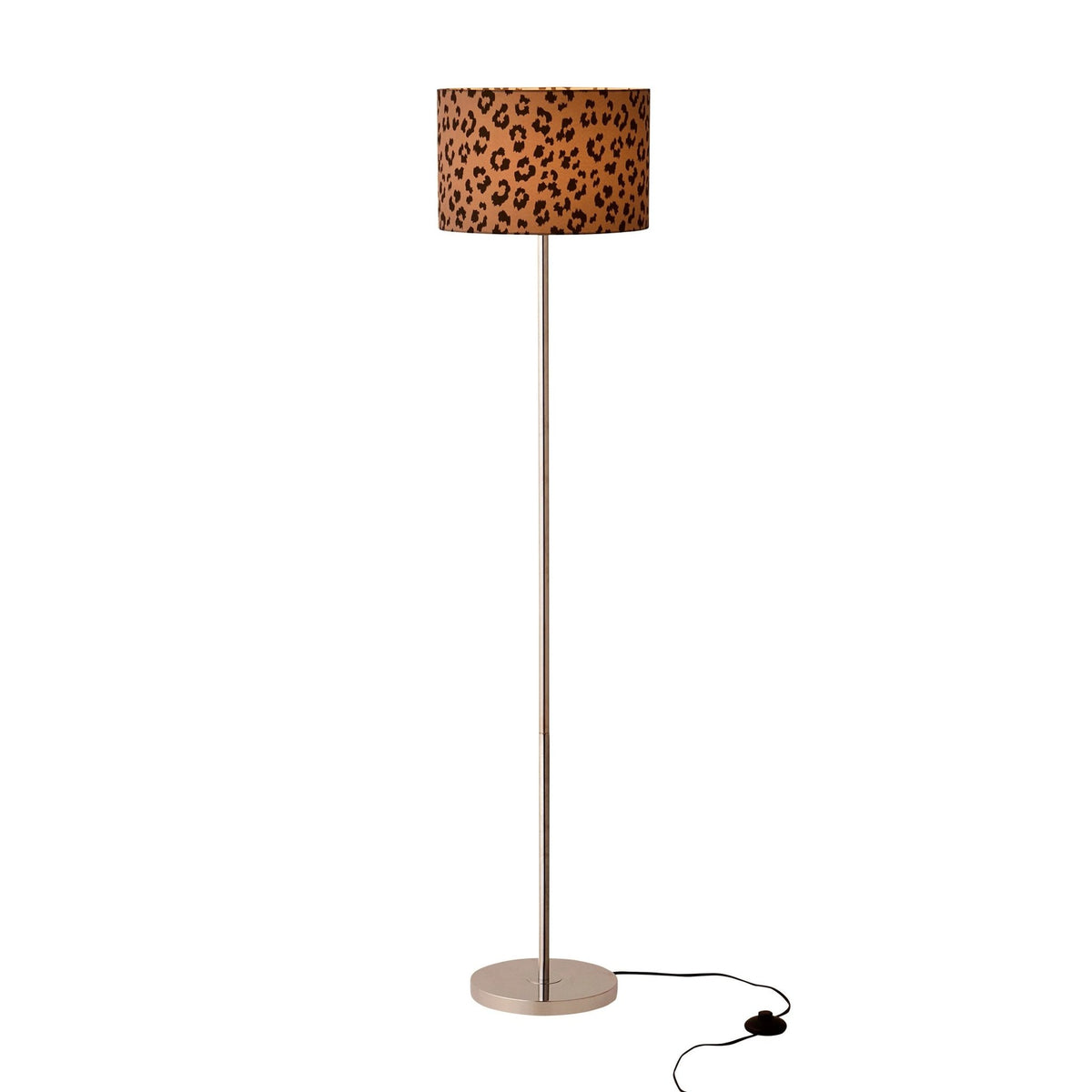 Leopard Print Floor Shade - Natural/Brown - DUSK
