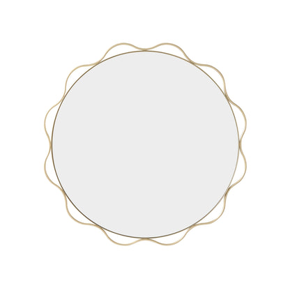Liana Scallop Wall Mirror - Gold - DUSK