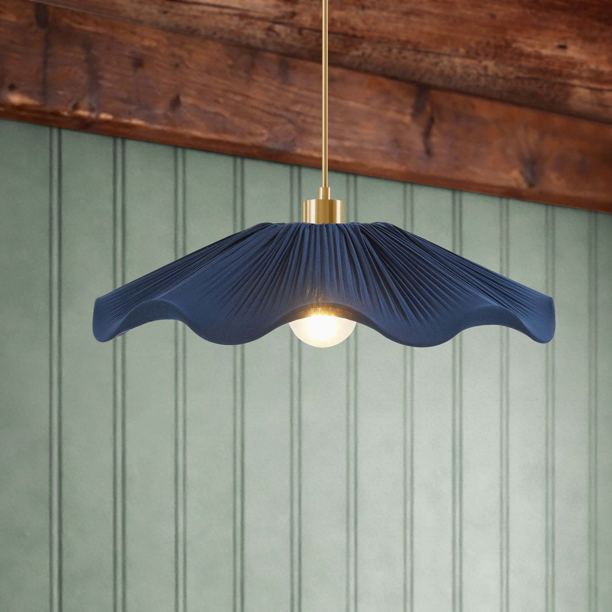 Libby Fabric Ceiling Shade - Navy - DUSK