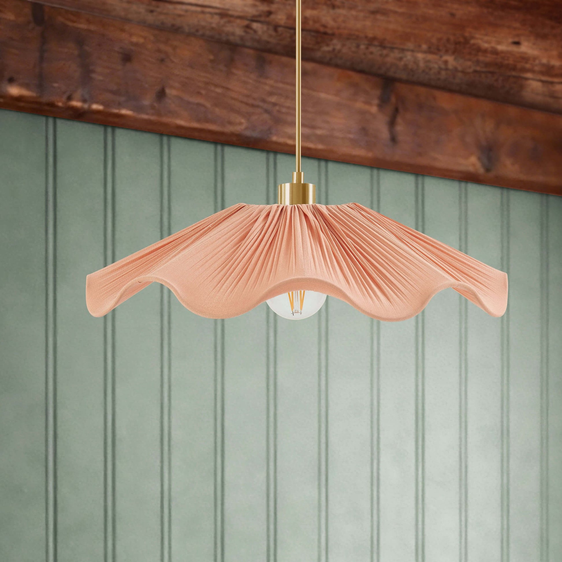 Libby Fabric Ceiling Shade - Pink - DUSK