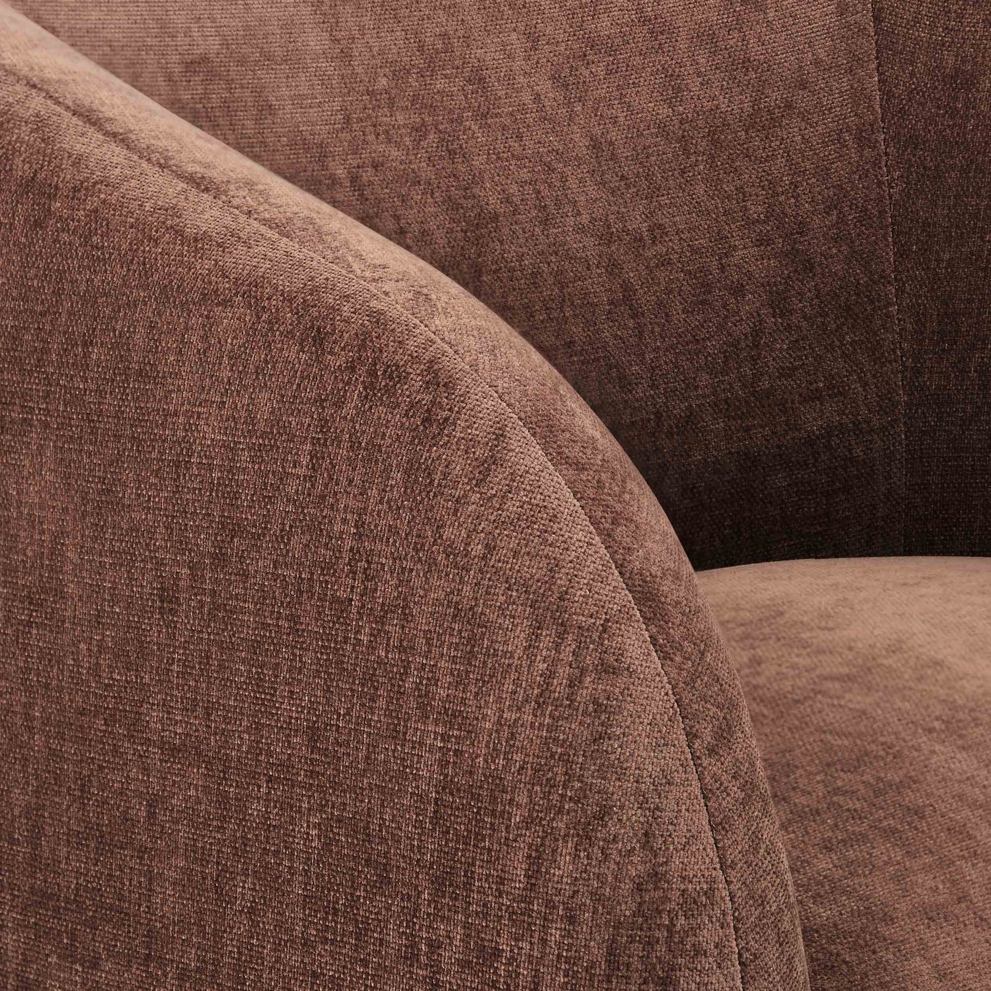 Liberty Accent Chair - Chenille Dark Rust - DUSK