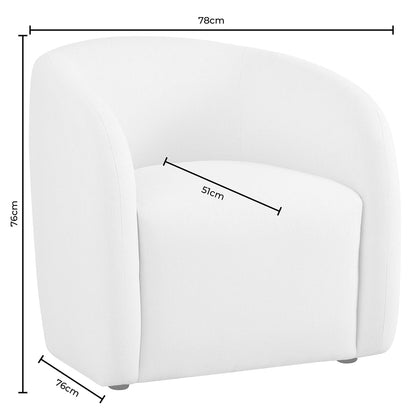 Liberty Accent Chair - Chenille Dark Rust - DUSK