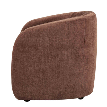 Liberty Accent Chair - Chenille Dark Rust - DUSK