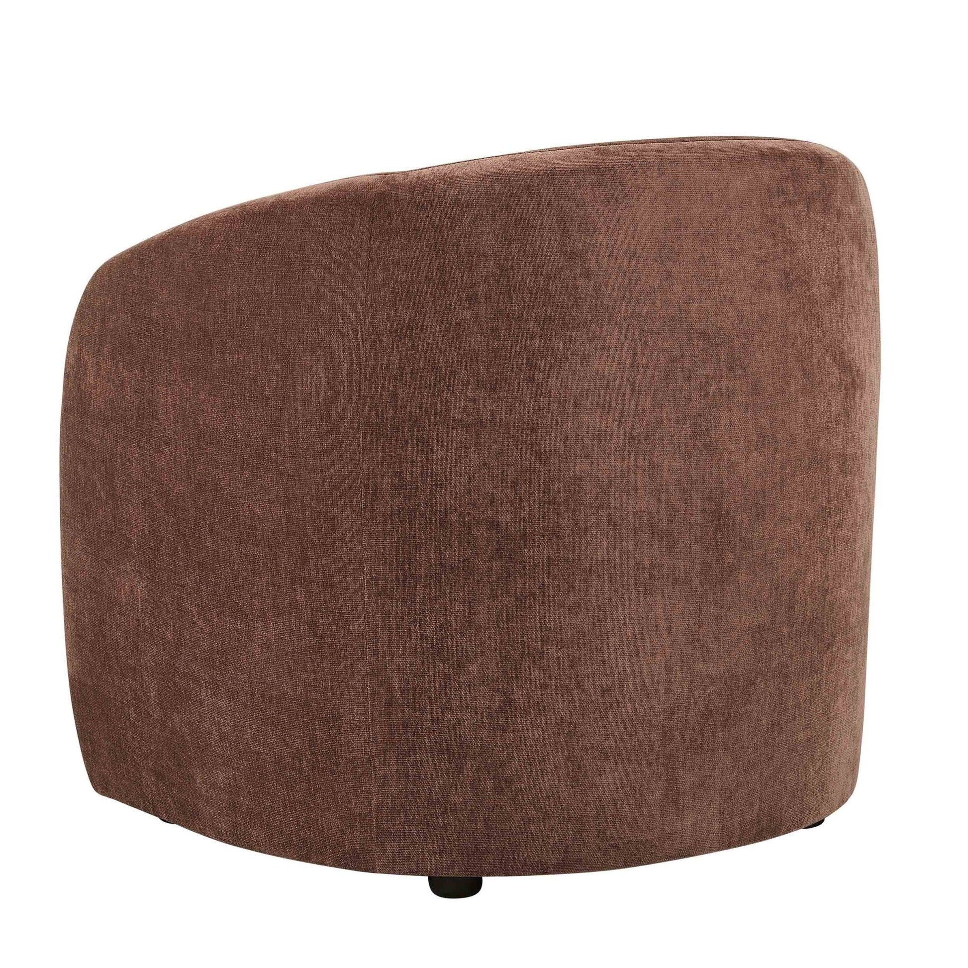 Liberty Accent Chair - Chenille Dark Rust - DUSK