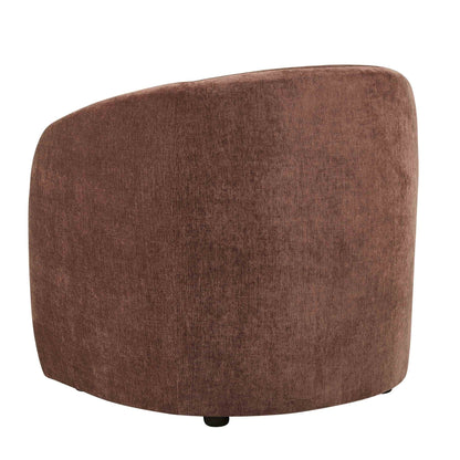Liberty Accent Chair - Chenille Dark Rust - DUSK