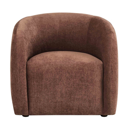 Liberty Accent Chair - Chenille Dark Rust - DUSK
