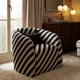 Liberty Accent Chair - Mono Stripe - DUSK