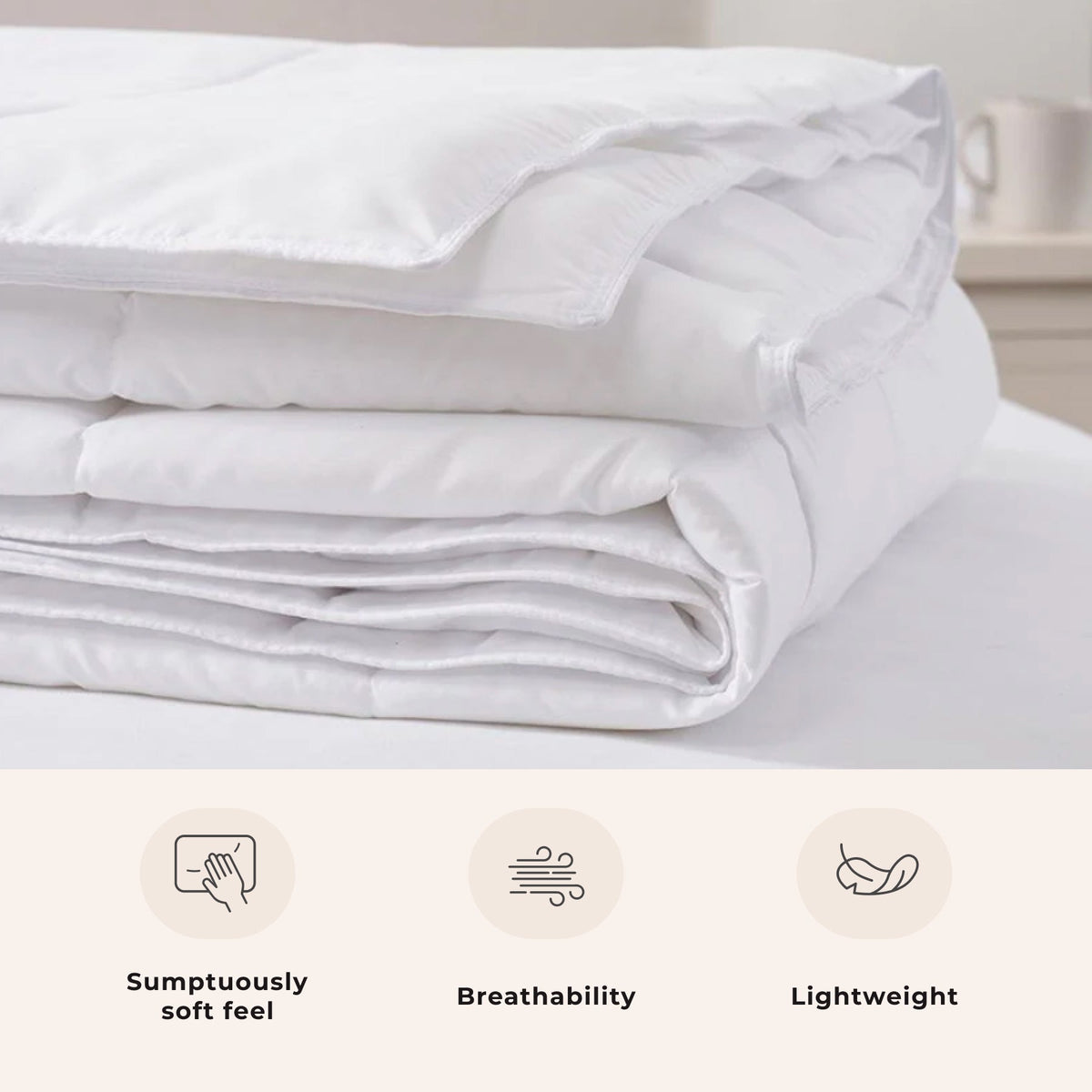 Lightweight 2.5 Tog Summer Duvet - DUSK