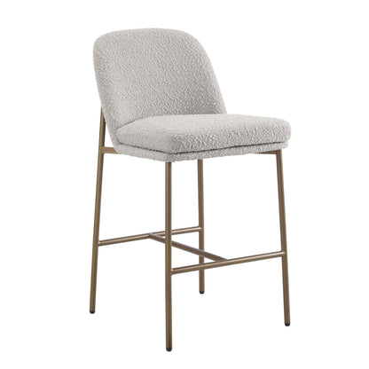 Lily Set of 2 Barstools - Taupe Boucle - DUSK