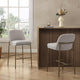 Lily Set of 2 Barstools - Taupe Boucle - DUSK