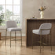 Lily Set of 2 Barstools - Taupe Boucle - DUSK