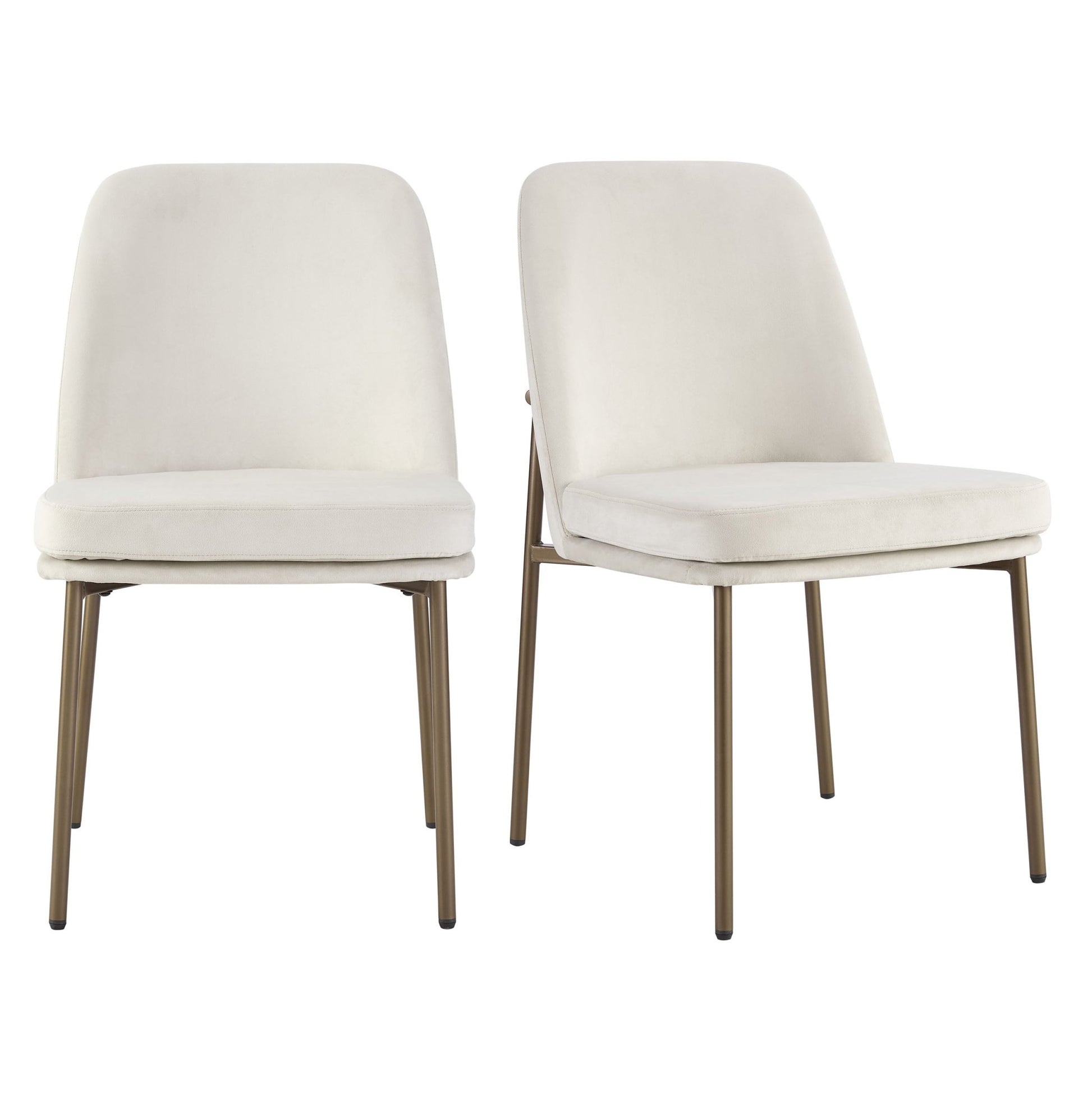 Lily Set of 2 Dining Chairs - Ecru - DUSK