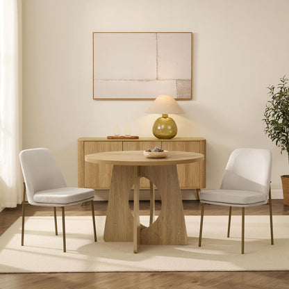 Lily Set of 2 Dining Chairs - Ecru - DUSK