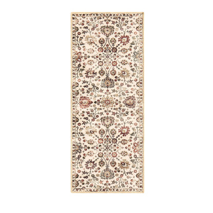 Lily Traditional Floral Runner 60x150cm - Natural/ Multi - DUSK