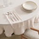 Linen Blend Circle Table Cloth - Sand - DUSK