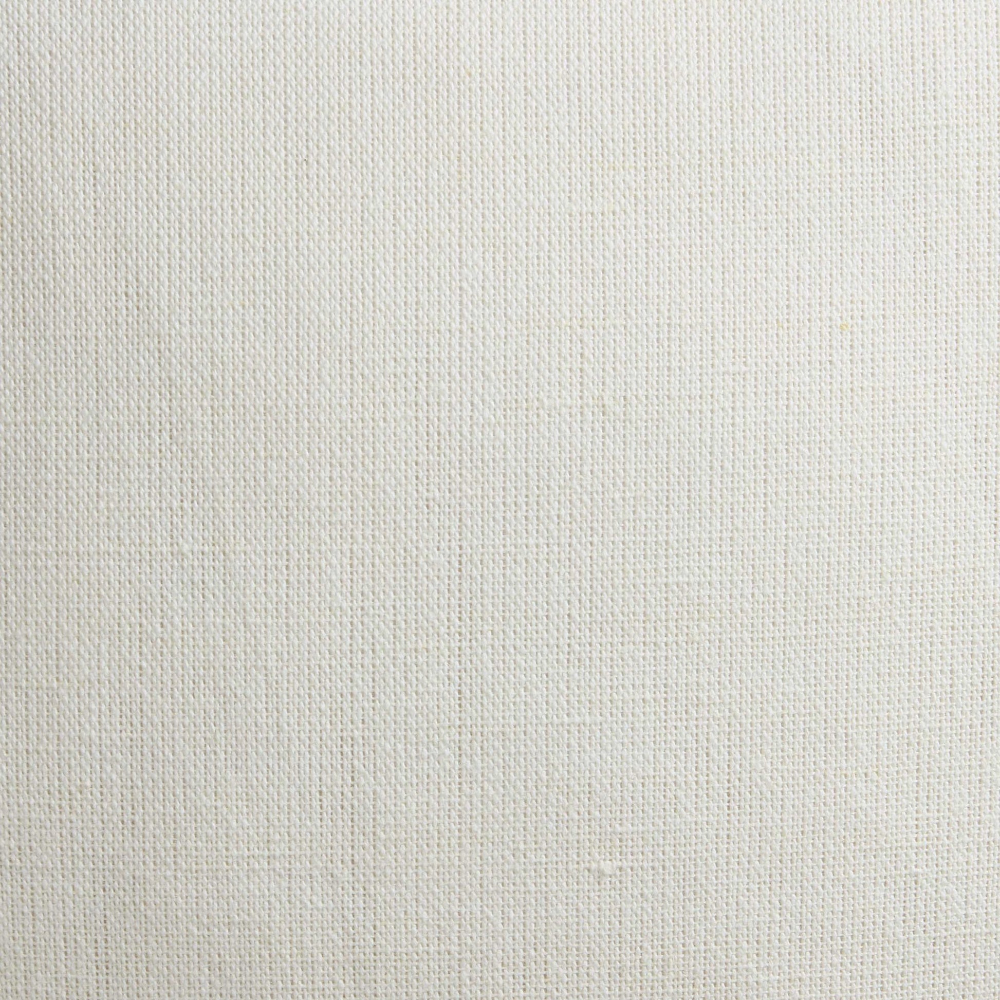 Linen Blend Scallop Edge Cushion Cover - Natural/Black - DUSK