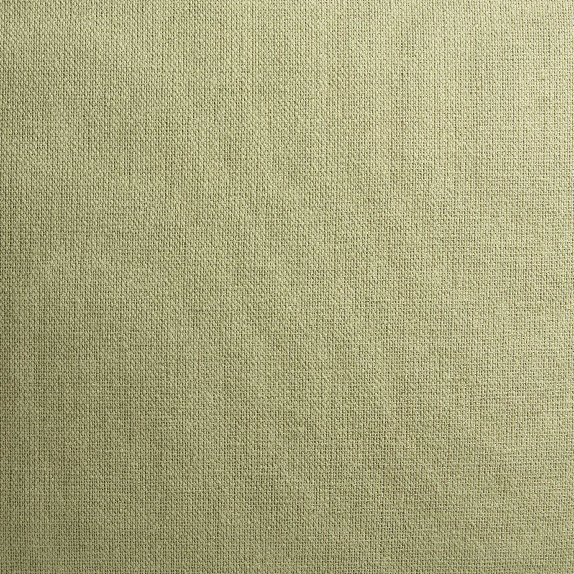 Linen Blend Scallop Edge Sofa Cushion Cover - Green - DUSK