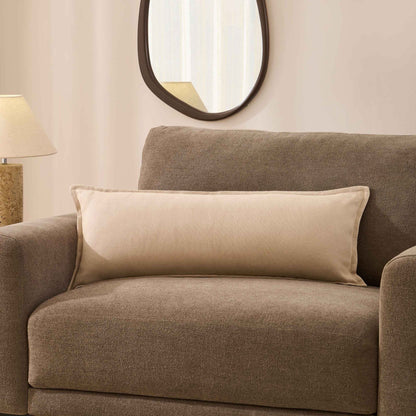Linen Blend Sofa Cushion Cover - Natural - DUSK