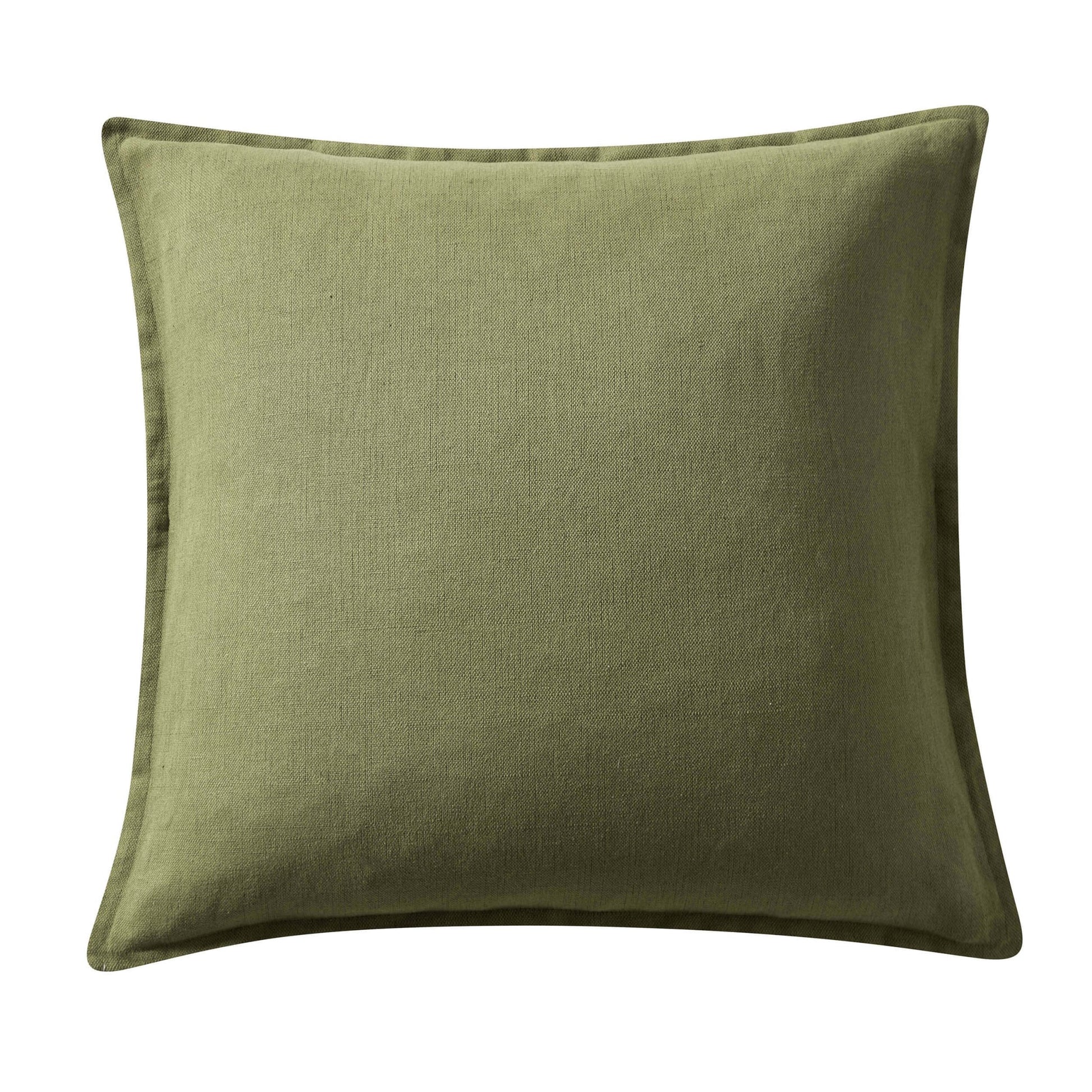 Linen Blend Sofa Cushion Cover - Olive Green - DUSK