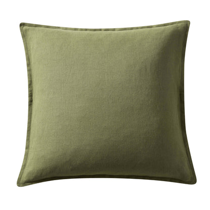 Linen Blend Sofa Cushion Cover - Olive Green - DUSK
