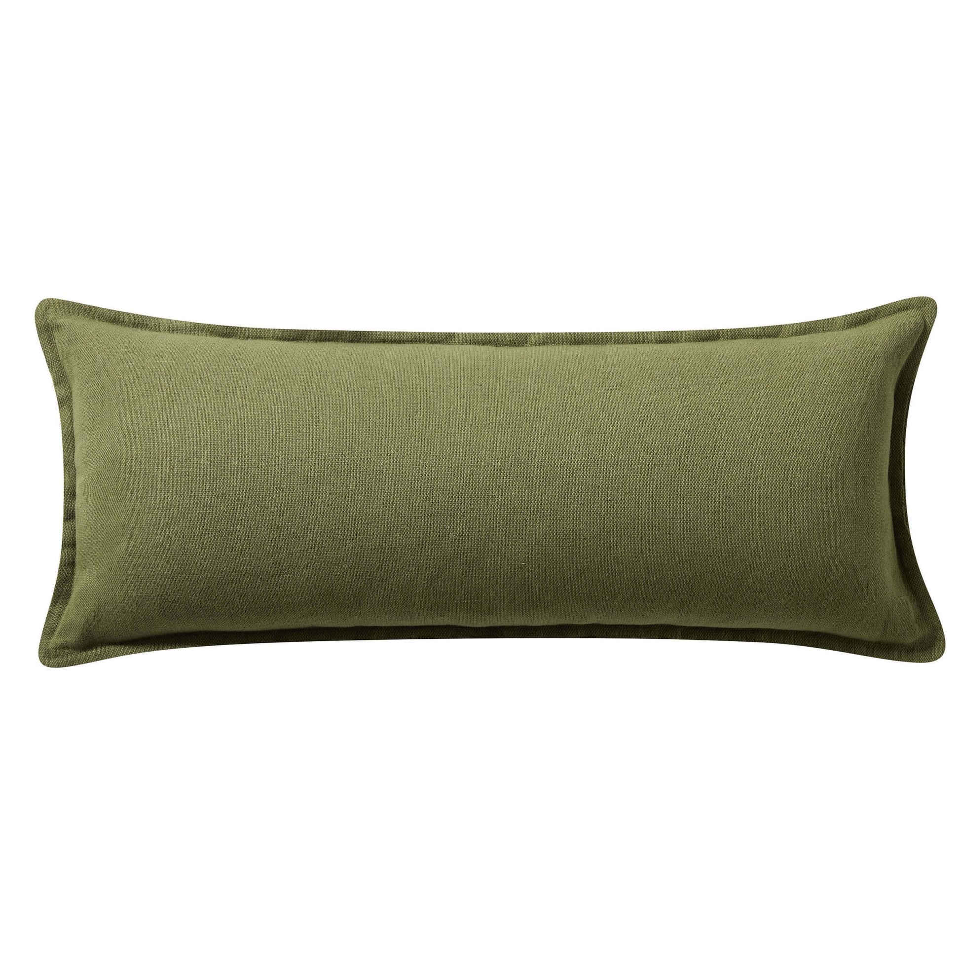 Linen Blend Sofa Cushion Cover - Olive Green - DUSK