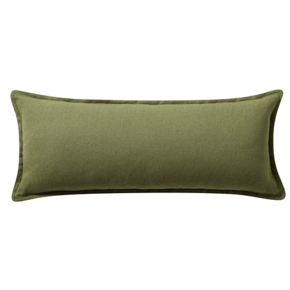 Linen Blend Sofa Cushion Cover - Olive Green - DUSK