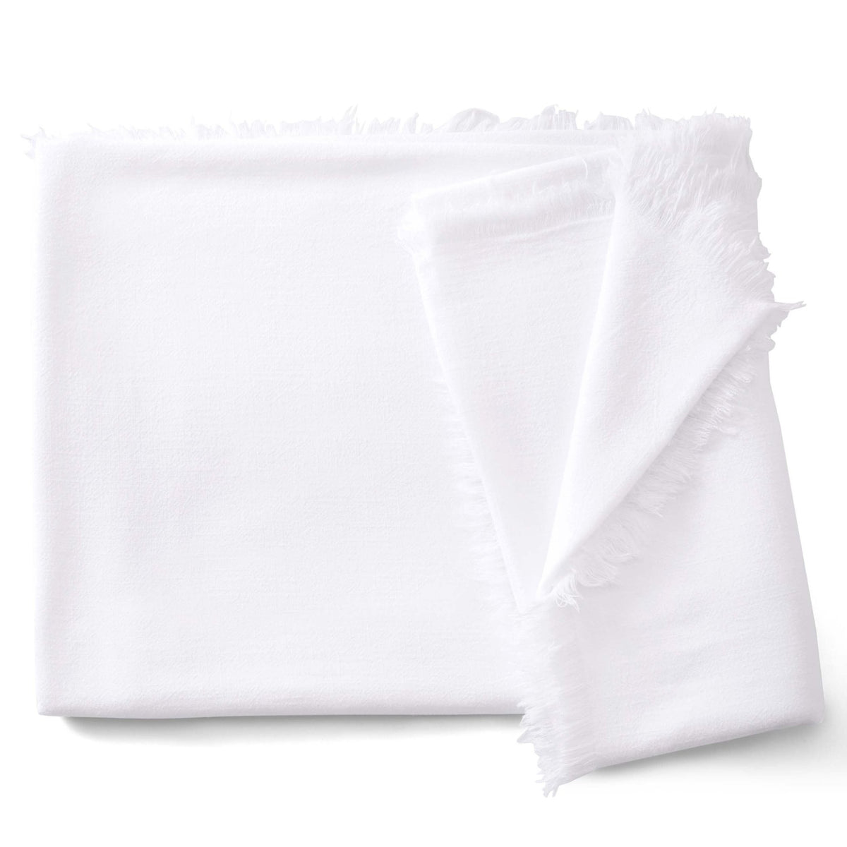 Linen Blend Table Cloth - White - DUSK