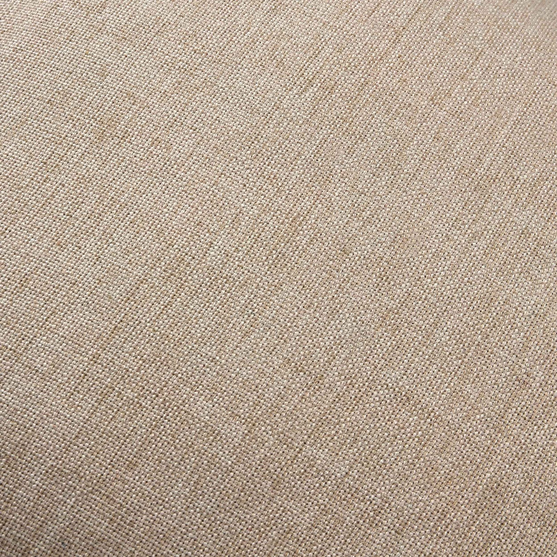 Linen Look Contrast Edge Sofa Cushion Cover - DUSK