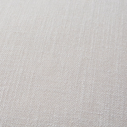 Linen Look Piped Edge Sofa Cushion Cover - Stone/Black - DUSK