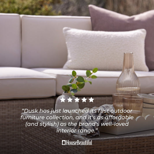 Lisbon 2 Seater Garden Sofa - Natural - DUSK