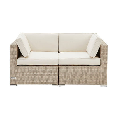 Lisbon 2 Seater Garden Sofa - Natural - DUSK