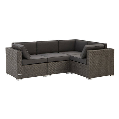 Lisbon Corner Garden Sofa - Grey - DUSK