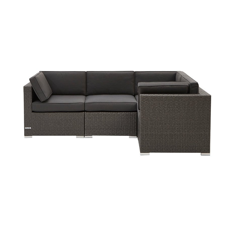 Lisbon Corner Garden Sofa - Grey - DUSK