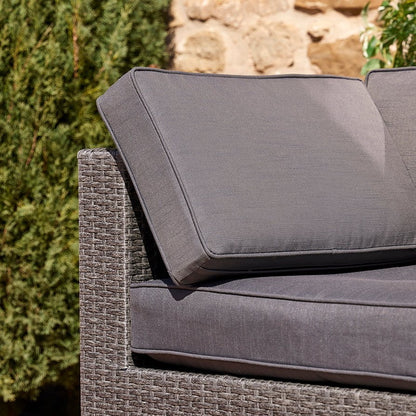 Lisbon Corner Garden Sofa - Grey - DUSK