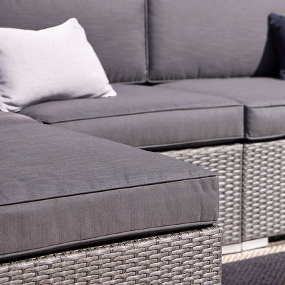 Lisbon Corner Garden Sofa - Grey - DUSK